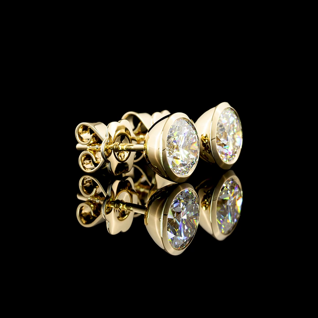 14K YELLOW GOLDStuds Earrings