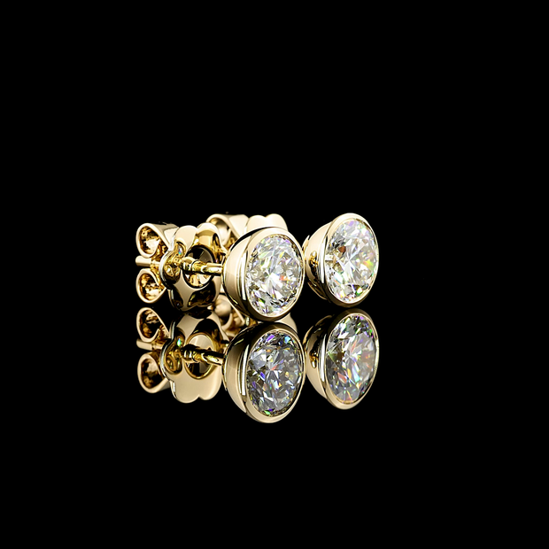 14K YELLOW GOLDStuds Earrings