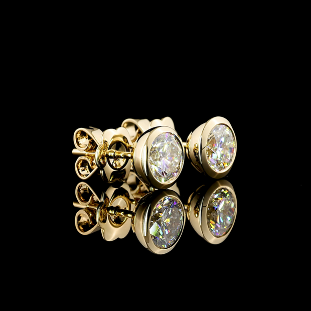 14K YELLOW GOLDStuds Earrings