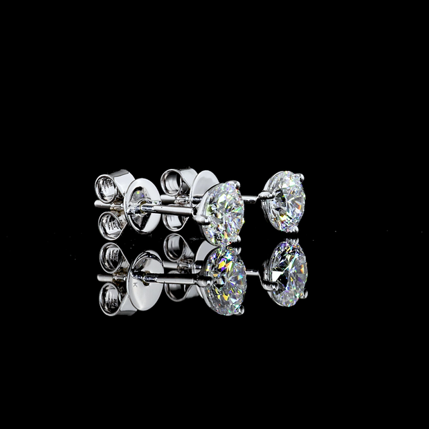 14K WHITE GOLDMartini Earrings