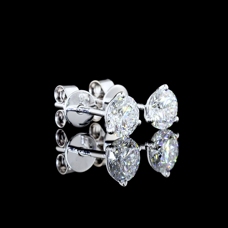 14K WHITE GOLDMartini Earrings