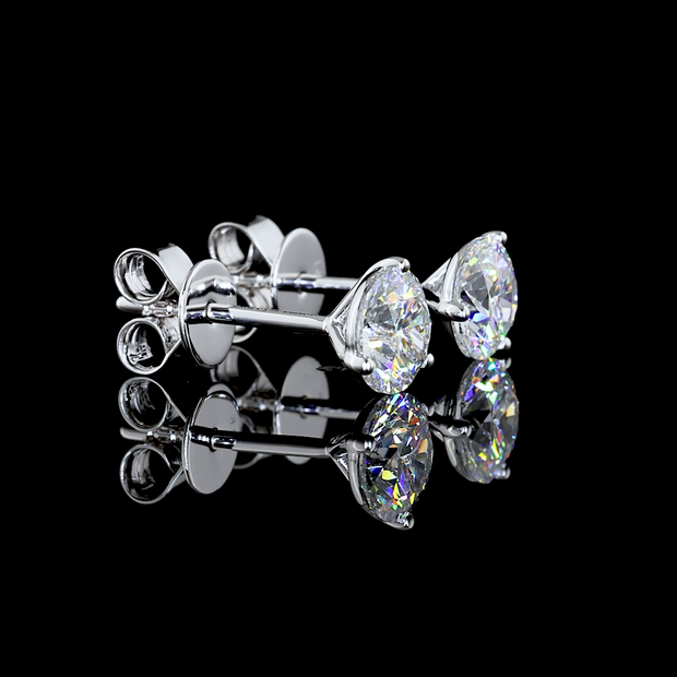 14K WHITE GOLDMartini Earrings