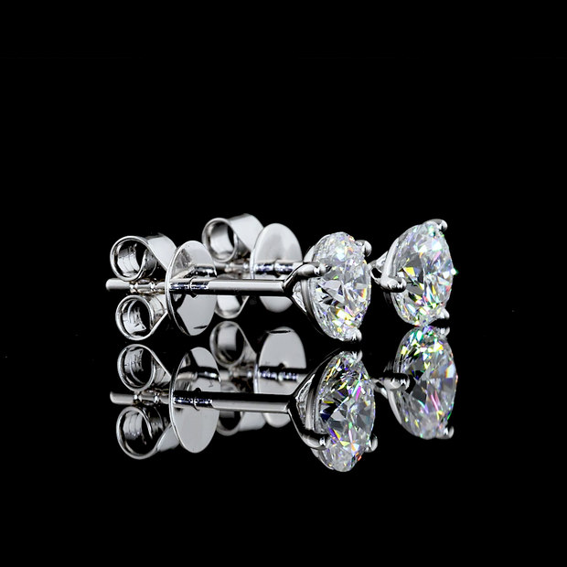 14K WHITE GOLDMartini Earrings