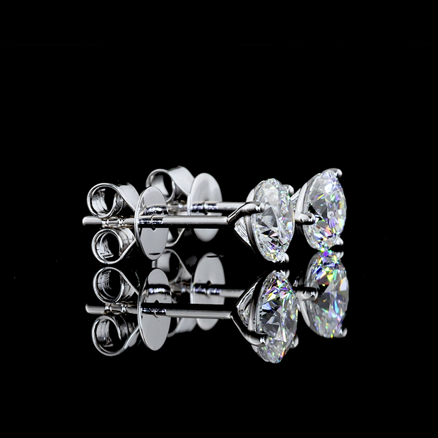 14K WHITE GOLDMartini Earrings