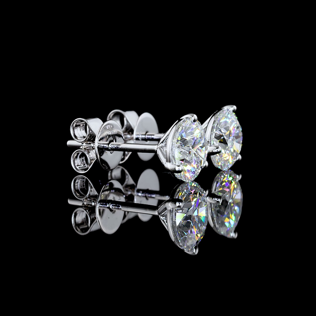 14K WHITE GOLDMartini Earrings