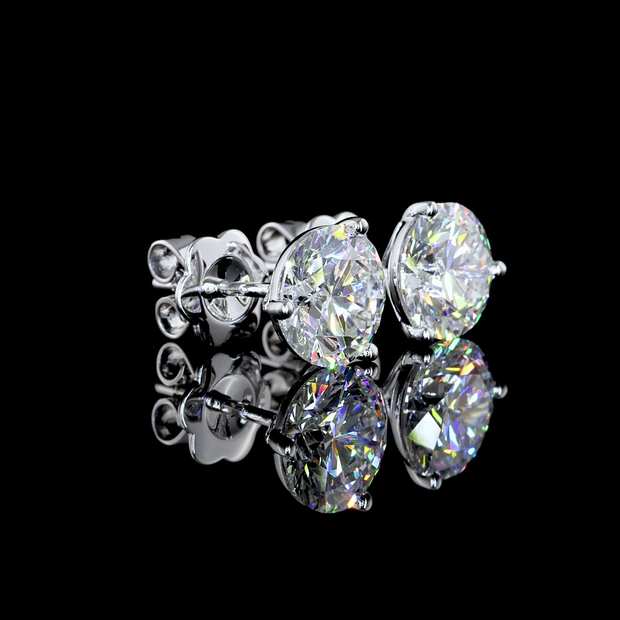 14K WHITE GOLDMartini Earrings