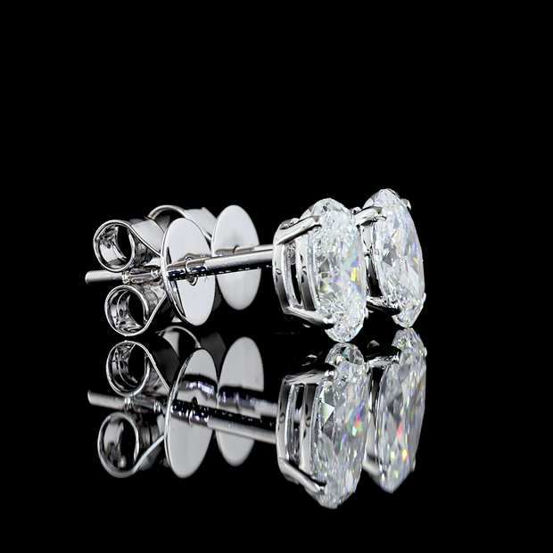 14K WHITE GOLDMartini Earrings