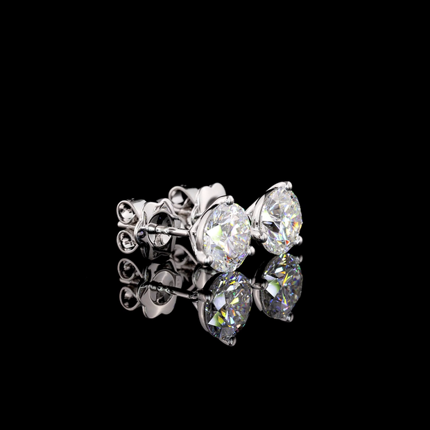 14K WHITE GOLDMartini Earrings