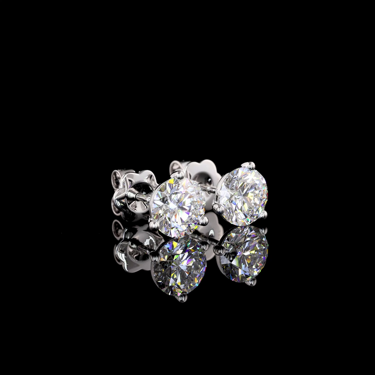14K WHITE GOLDMartini Earrings