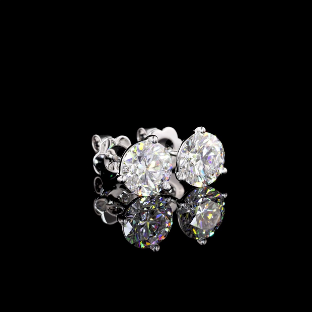 14K WHITE GOLDMartini Earrings