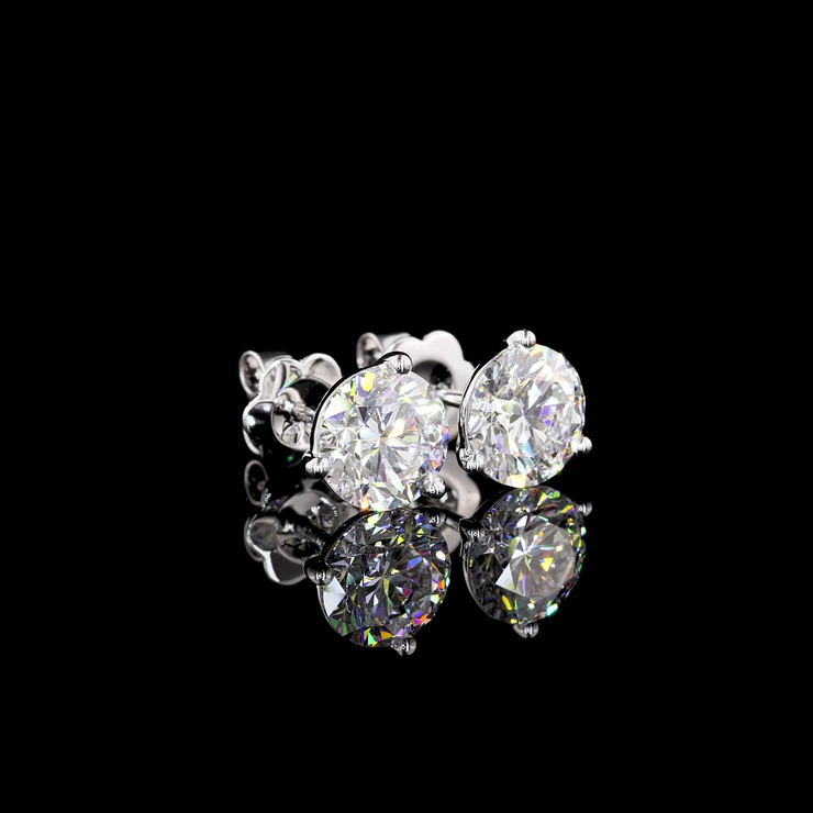 14K WHITE GOLDMartini Earrings