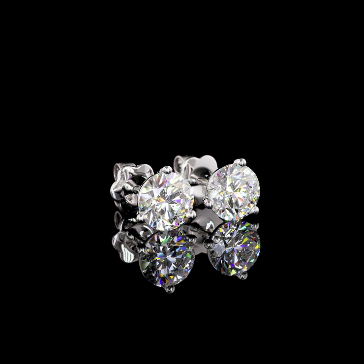 14K WHITE GOLDMartini Earrings