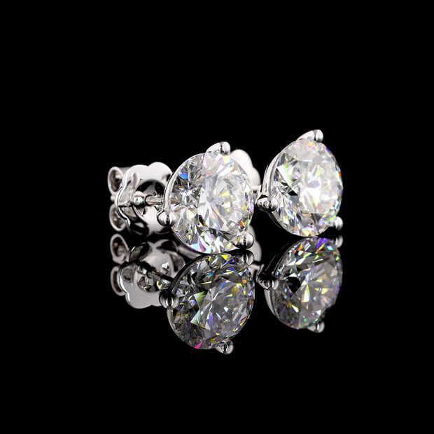 14K WHITE GOLDMartini Earrings