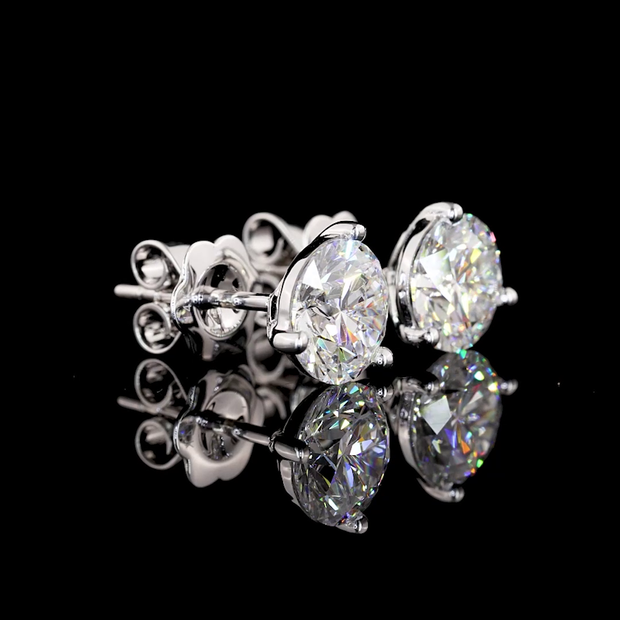 14K WHITE GOLDMartini Earrings