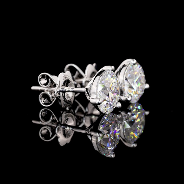 14K WHITE GOLDMartini Earrings