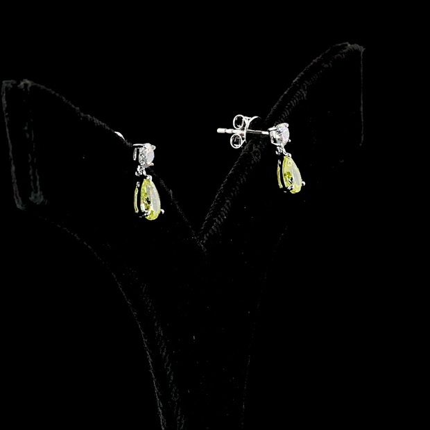 14K WHITE GOLDHanging Earrings