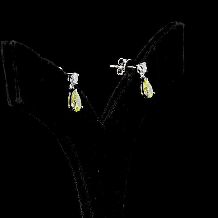 14K WHITE GOLDHanging Earrings