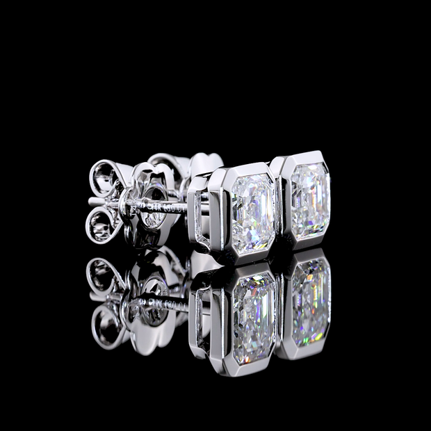 14K WHITE GOLDStuds Earrings