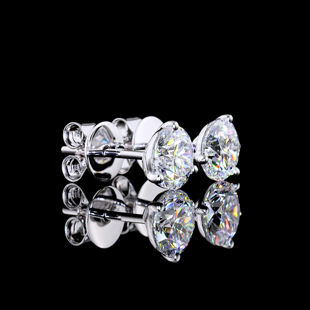 14K WHITE GOLDMartini Earrings