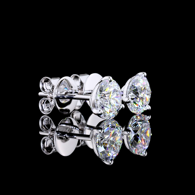 14K WHITE GOLDMartini Earrings