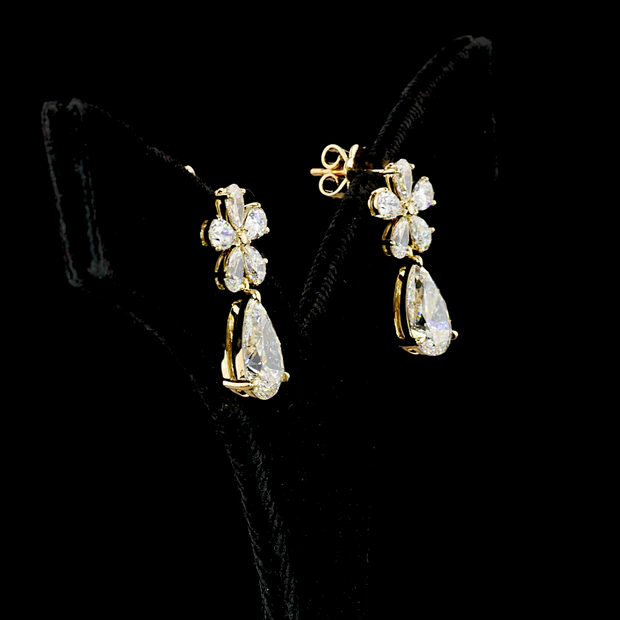 14K YELLOW GOLDHanging Earrings