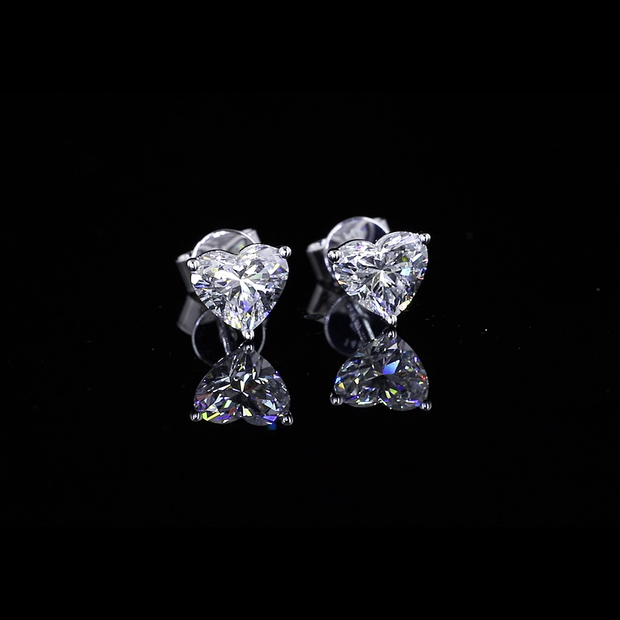 14K WHITE GOLDStuds Earrings