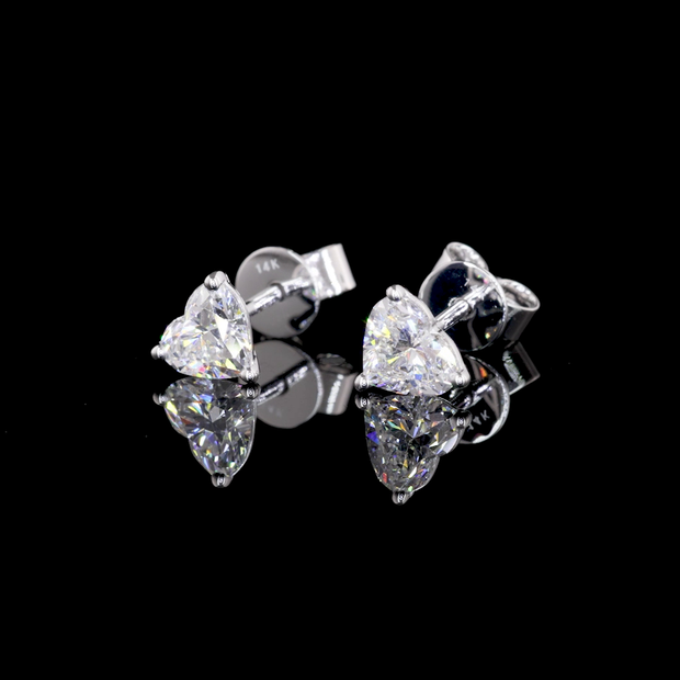 14K WHITE GOLDStuds Earrings