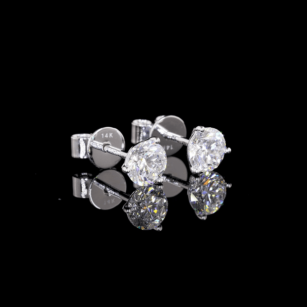 14K WHITE GOLDMartini Earrings