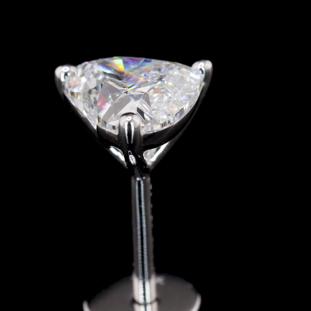 14K WHITE GOLDStuds Earrings