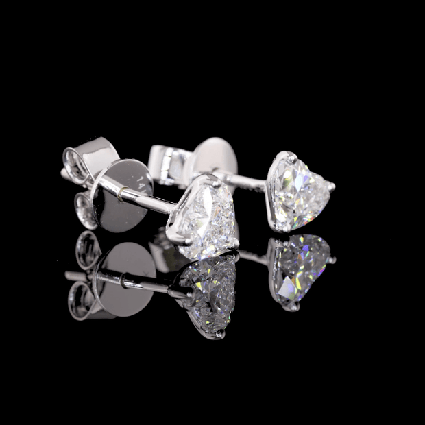 14K WHITE GOLDStuds Earrings