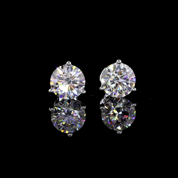 14K WHITE GOLDMartini Earrings