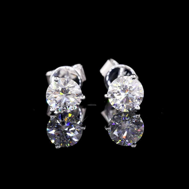 14K WHITE GOLDMartini Earrings