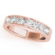 14K Rose Gold 1/8 ct tw Diamond Wedding Ring