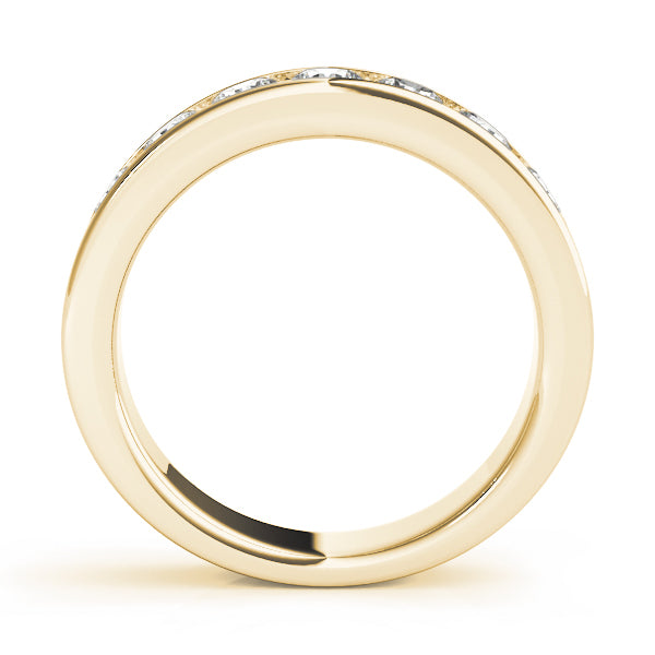 14K Yellow Gold 1/8 ct tw Diamond Wedding Ring