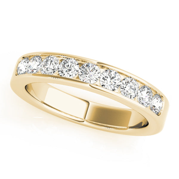 14K Yellow Gold 1/5 ct tw Diamond Wedding Ring