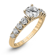 ZR984 Engagement Ring in 14k Gold with Diamonds