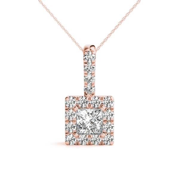 Halo Diamond Pendant