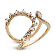 Right Hand Ring in 14k Gold with Diamonds