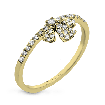 Right Hand Ring in 14k Gold with Diamonds