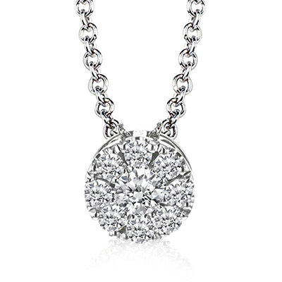 NGP100 Pendant in 14k Gold with Diamonds