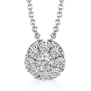 NGP101 Pendant in 14k Gold with Diamonds