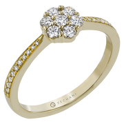 NGR113-Y Engagement Ring in 14k Gold with Diamonds