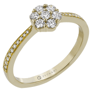 NGR113-Y Engagement Ring in 14k Gold with Diamonds
