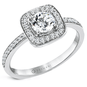 NGR125 Engagement Ring in 14k Gold with Diamonds