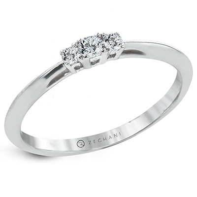 NGR126 Engagement Ring in 14k Gold with Diamonds