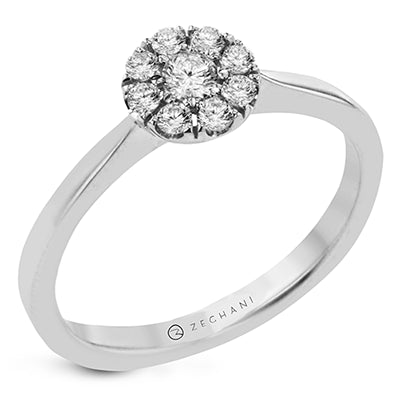 NGR131 Engagement Ring in 14k Gold with Diamonds