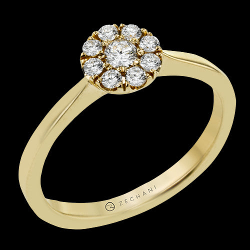 NGR131-Y Engagement Ring in 14k Gold with Diamonds