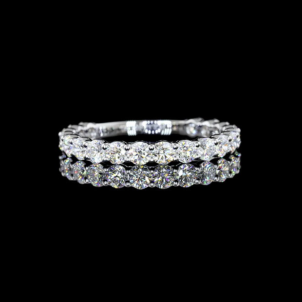 14K WHITE GOLDEternity Band Ring