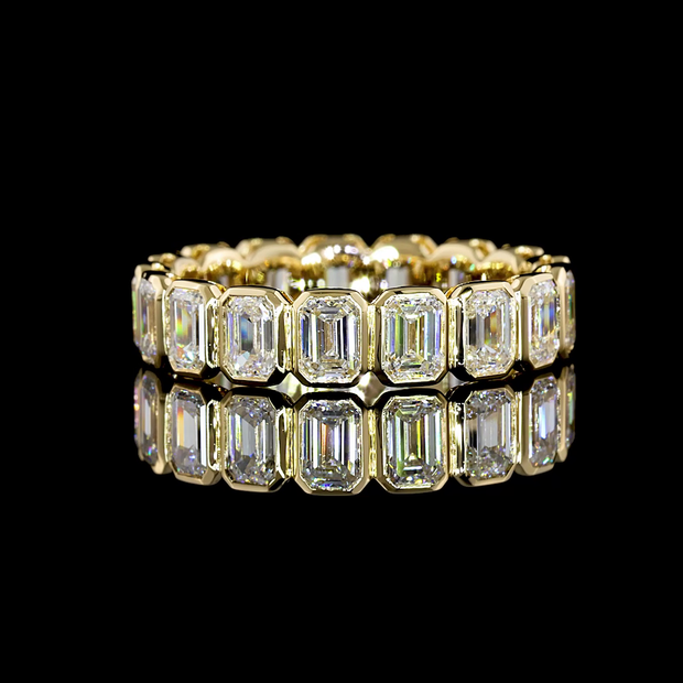 14K YELLOW GOLDEternity Band Ring