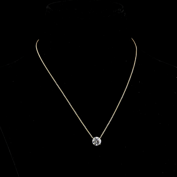 14K YELLOW GOLDSolitaire Ring